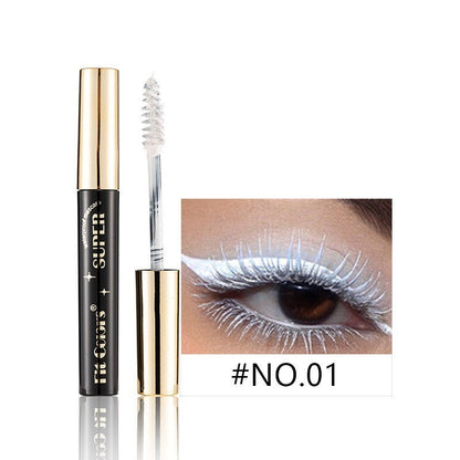 Long Lasting Curling Mascara in Multiple Colors Volumizing Smudge Proof - Multicolor Teleplus curling mascara smudge