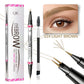 Long Lasting Fadeless Two-Fork Eyebrow Pencil in Multiple Shades - Teleplus sweat-proof long lasting fadeless two-fork