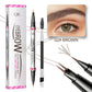 Long Lasting Fadeless Two-Fork Eyebrow Pencil in Multiple Shades - Teleplus sweat-proof long lasting fadeless two-fork