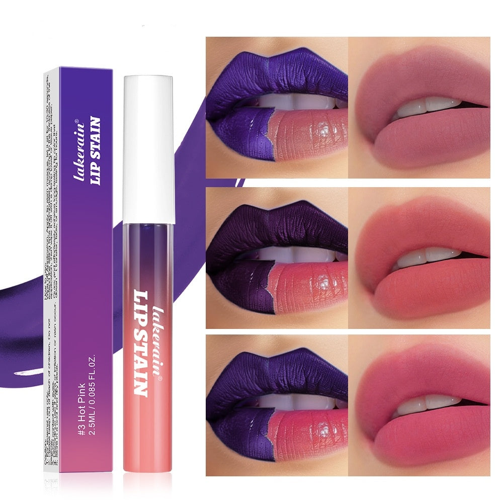 Long Lasting Fang Pull Lip Gloss Matte Discoloration Repair Korean Style - Teleplus pull lip gloss matte long lasting