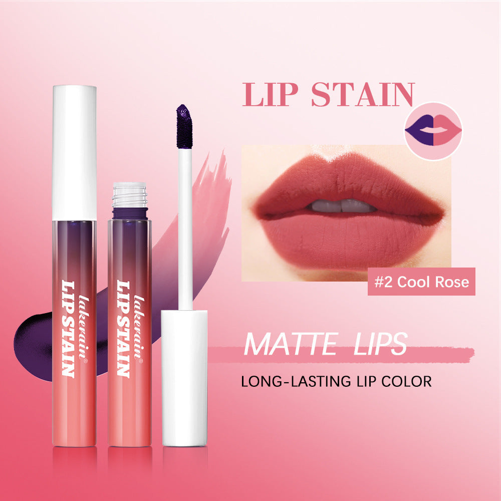 Long Lasting Fang Pull Lip Gloss Matte Discoloration Repair Korean Style - Teleplus pull lip gloss matte long lasting