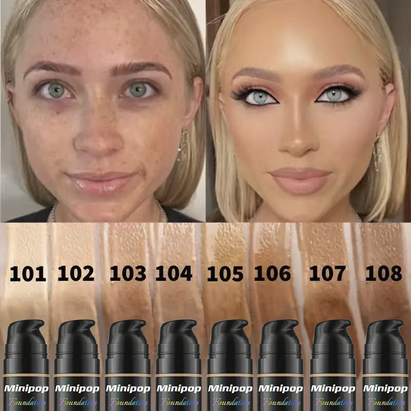 Long Lasting Hydrating Foundation Waterproof Oil Control Brightening Makeup