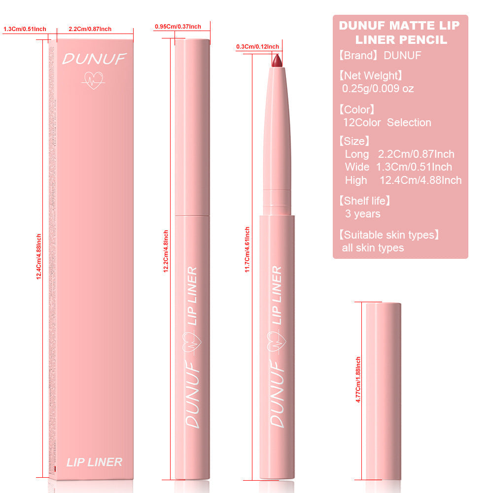 Long Lasting Lip Liner Easy to Apply Smooth Waterproof Makeup Pencil - Teleplus lip liner long lasting