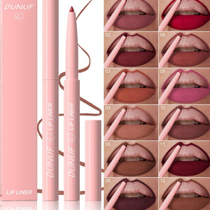 Long Lasting Lip Liner Easy to Apply Smooth Waterproof Makeup Pencil - Teleplus lip liner long lasting