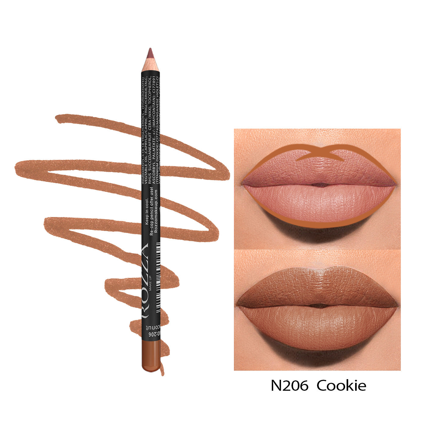 Long Lasting Lip Liner Pencil for Smooth Definition and Enhanced Color - Teleplus Lips lip liner long lasting pencil