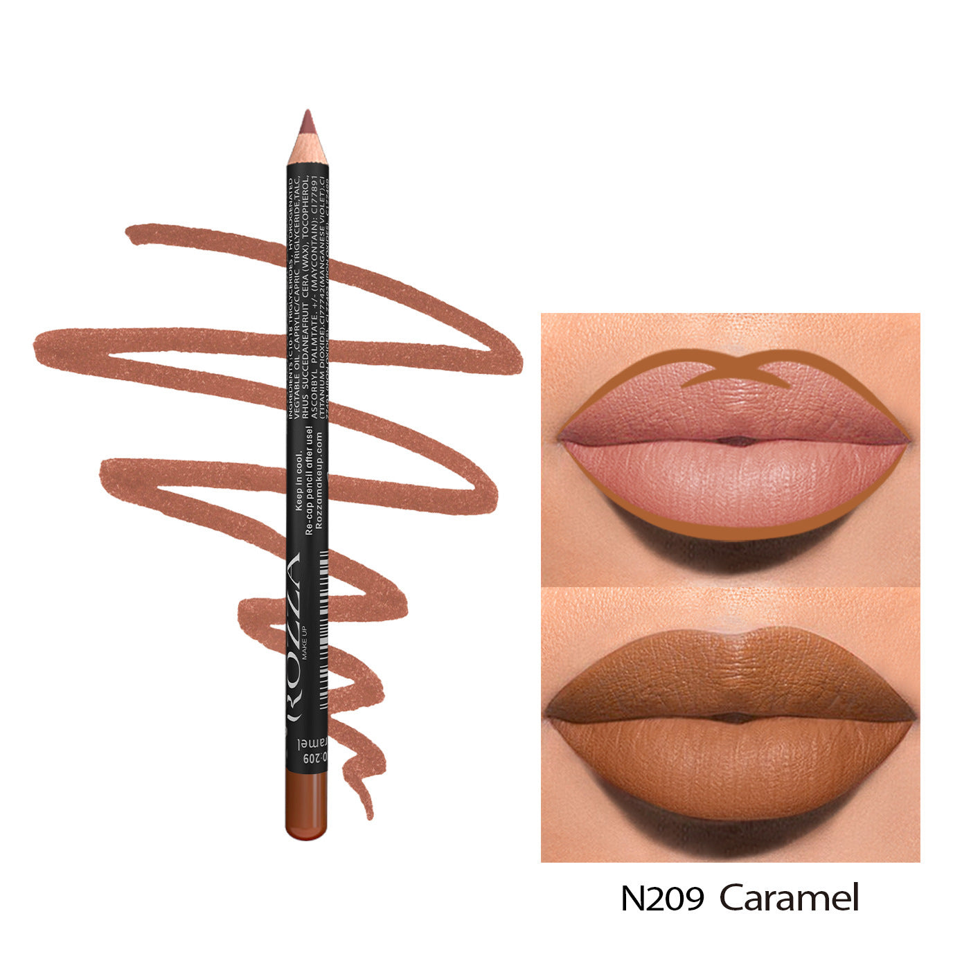 Long Lasting Lip Liner Pencil for Smooth Definition and Enhanced Color - Teleplus Lips lip liner long lasting pencil