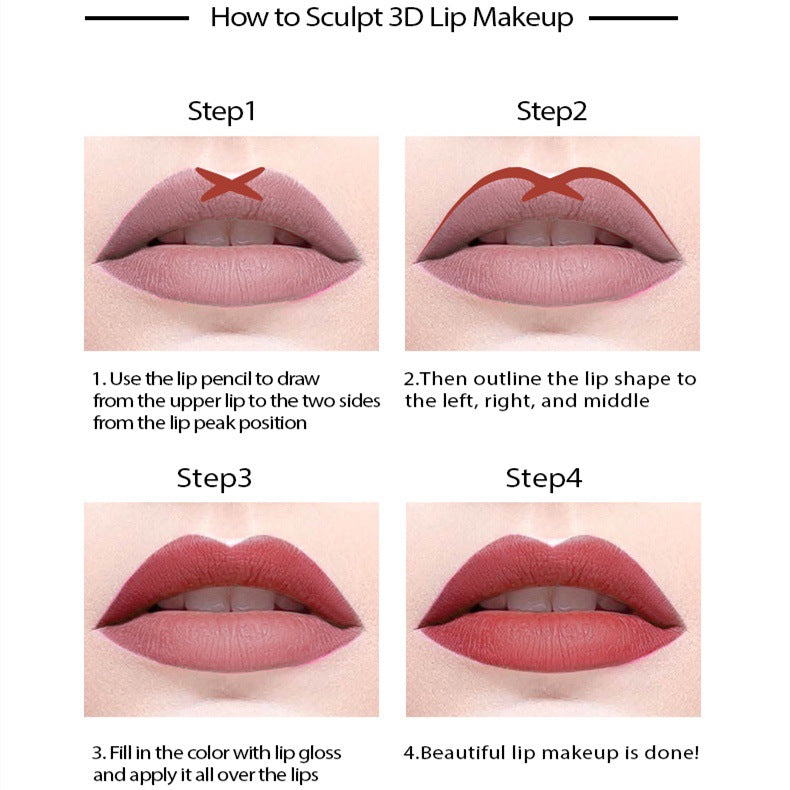 Long Lasting Lip Liner Pencil for Smooth Definition and Enhanced Color - Teleplus Lips lip liner long lasting pencil