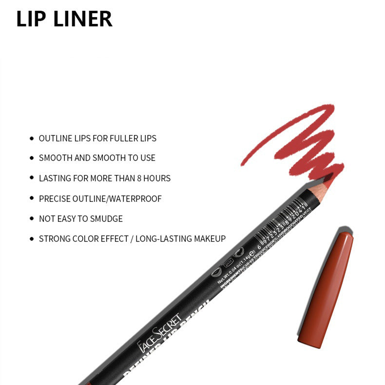 Long Lasting Lip Liner Pencil for Smooth Definition and Enhanced Color - Teleplus Lips lip liner long lasting pencil