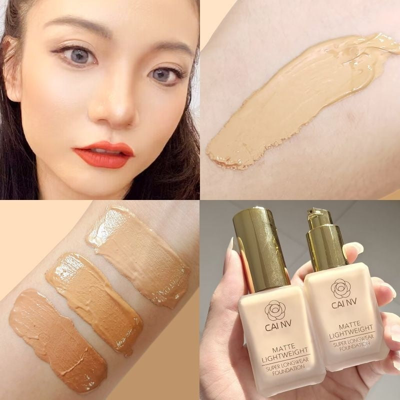 Long Lasting Liquid Foundation for Mixed Skin Natural Coverage Cream Formula - Teleplus liquid foundation long lasting