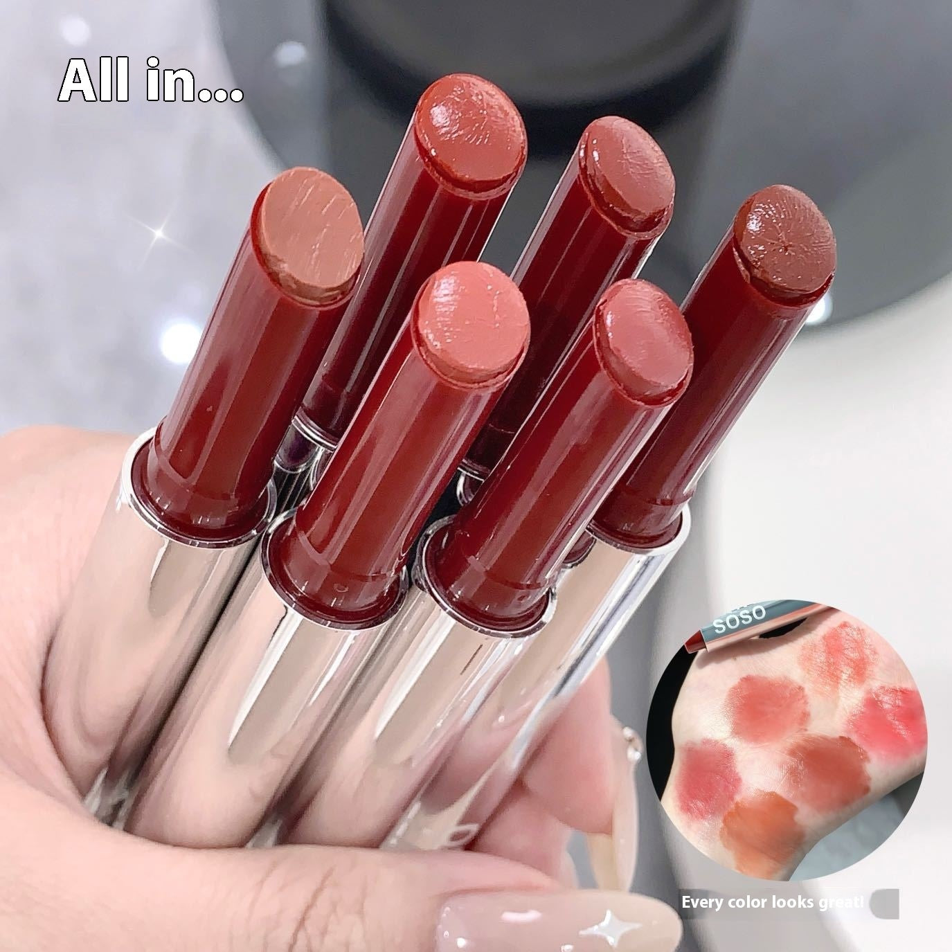 Long-lasting Moisturizing Gloss Solid Lipstick with Color-Enhancing Shades - Color-Boost lip gloss solid lipstick