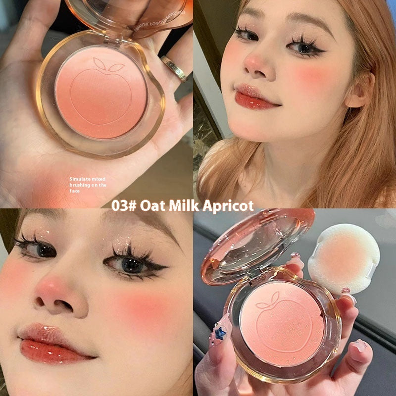 Long Lasting Powder Blush for Dry Skin Natural Rouge Makeup Palette 5g - Teleplus long lasting powder blush dry skin