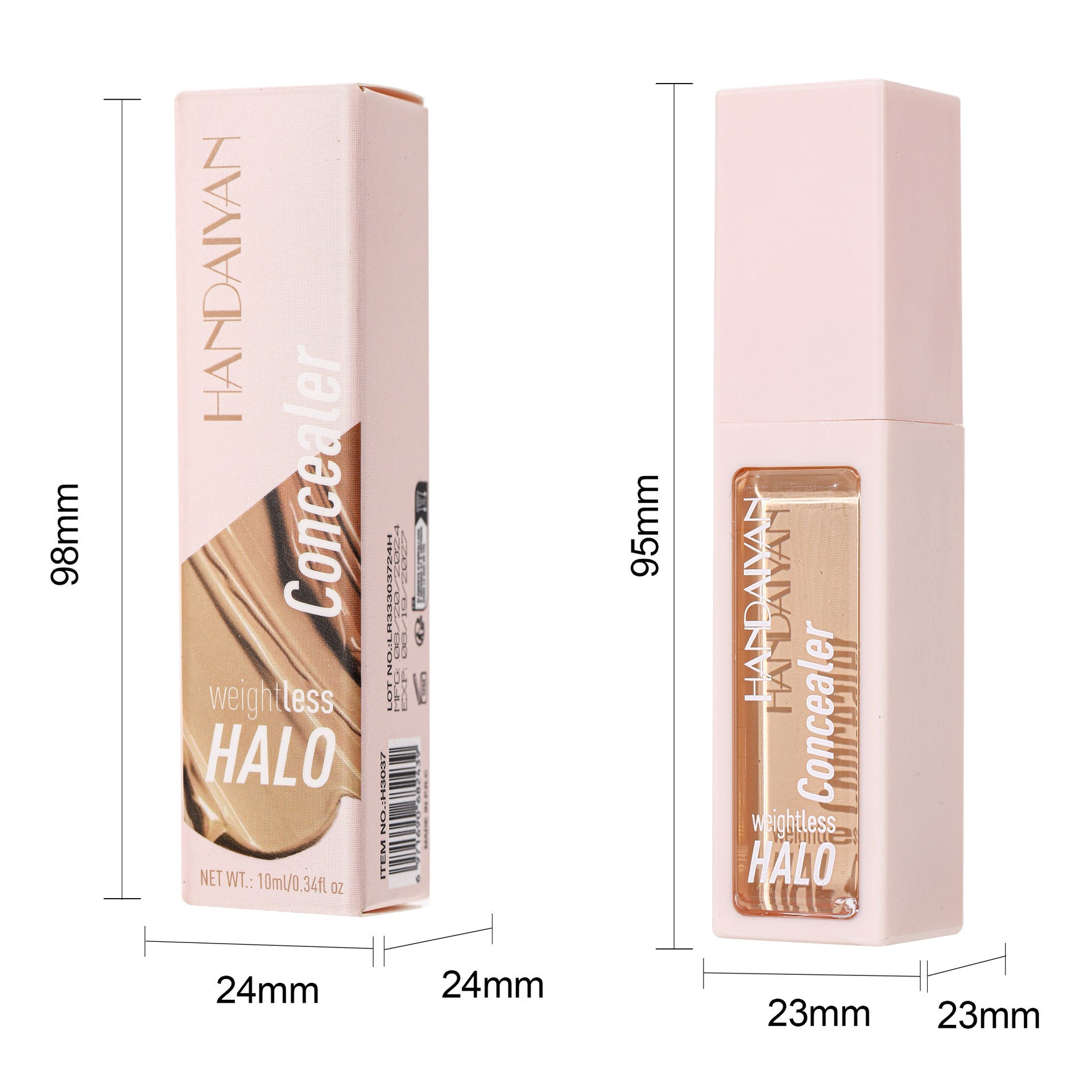 Long-Lasting Shading Cream Concealer with Color Correction and Invisible Pores - Teleplus for Flawless Skin colors
