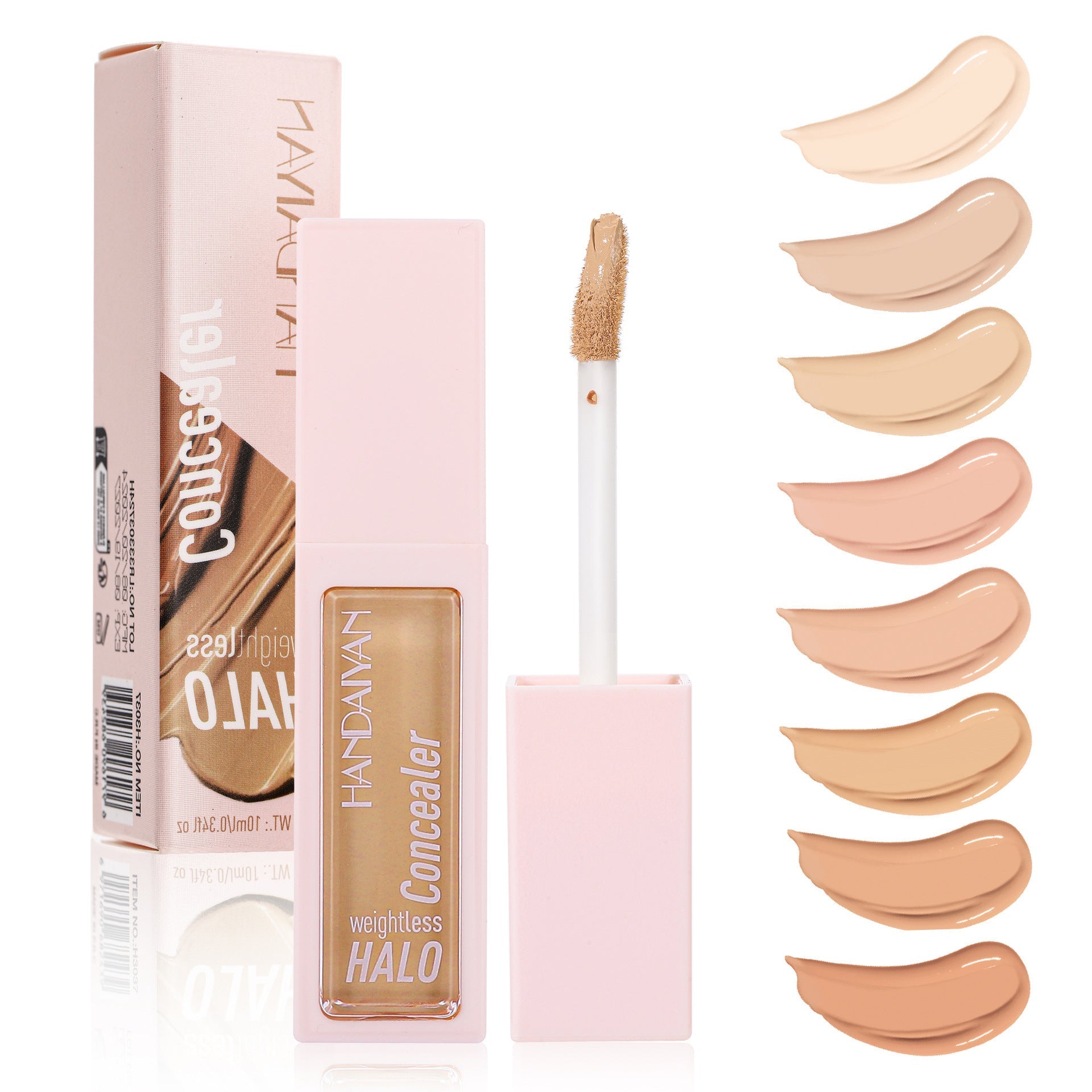 Long-Lasting Shading Cream Concealer with Color Correction and Invisible Pores - Teleplus for Flawless Skin colors