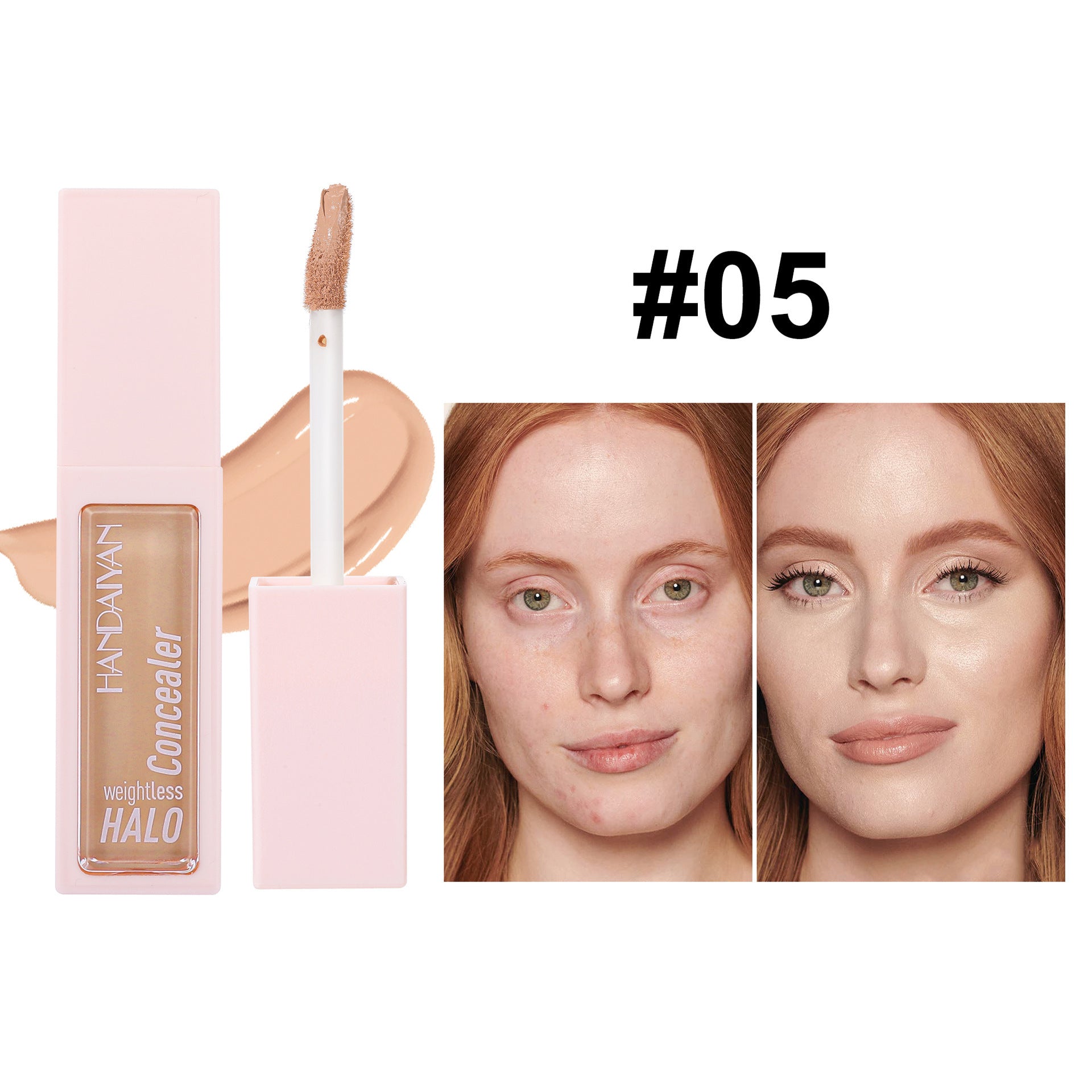 Long-Lasting Shading Cream Concealer with Color Correction and Invisible Pores - Teleplus for Flawless Skin colors