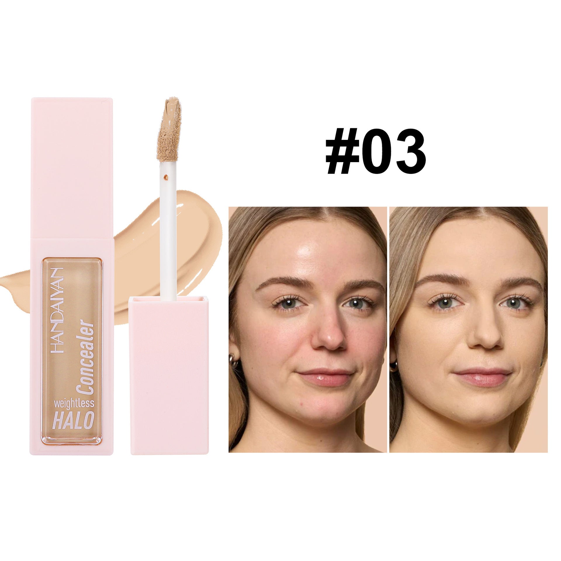 Long-Lasting Shading Cream Concealer with Color Correction and Invisible Pores - Teleplus for Flawless Skin colors