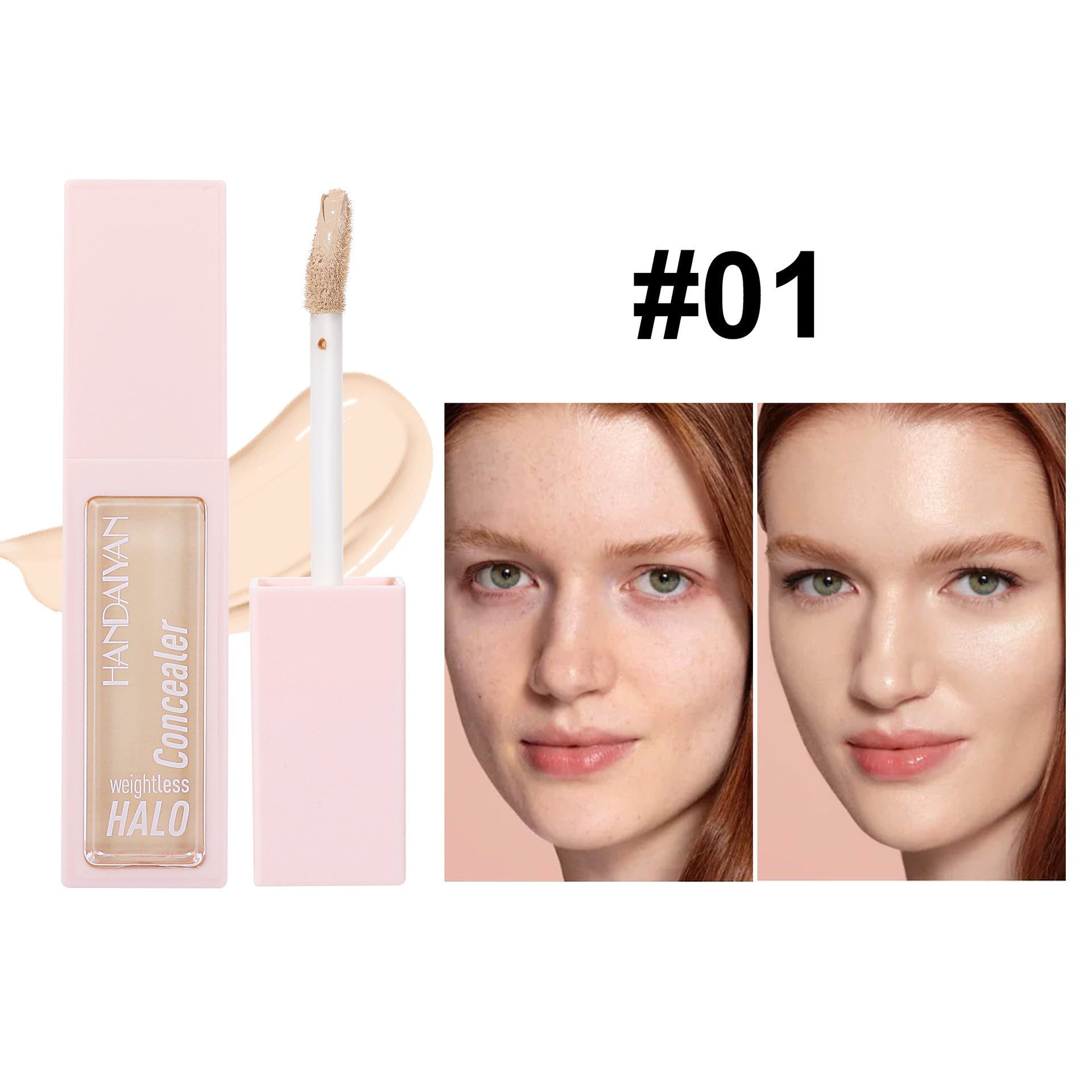 Long-Lasting Shading Cream Concealer with Color Correction and Invisible Pores - Teleplus for Flawless Skin colors