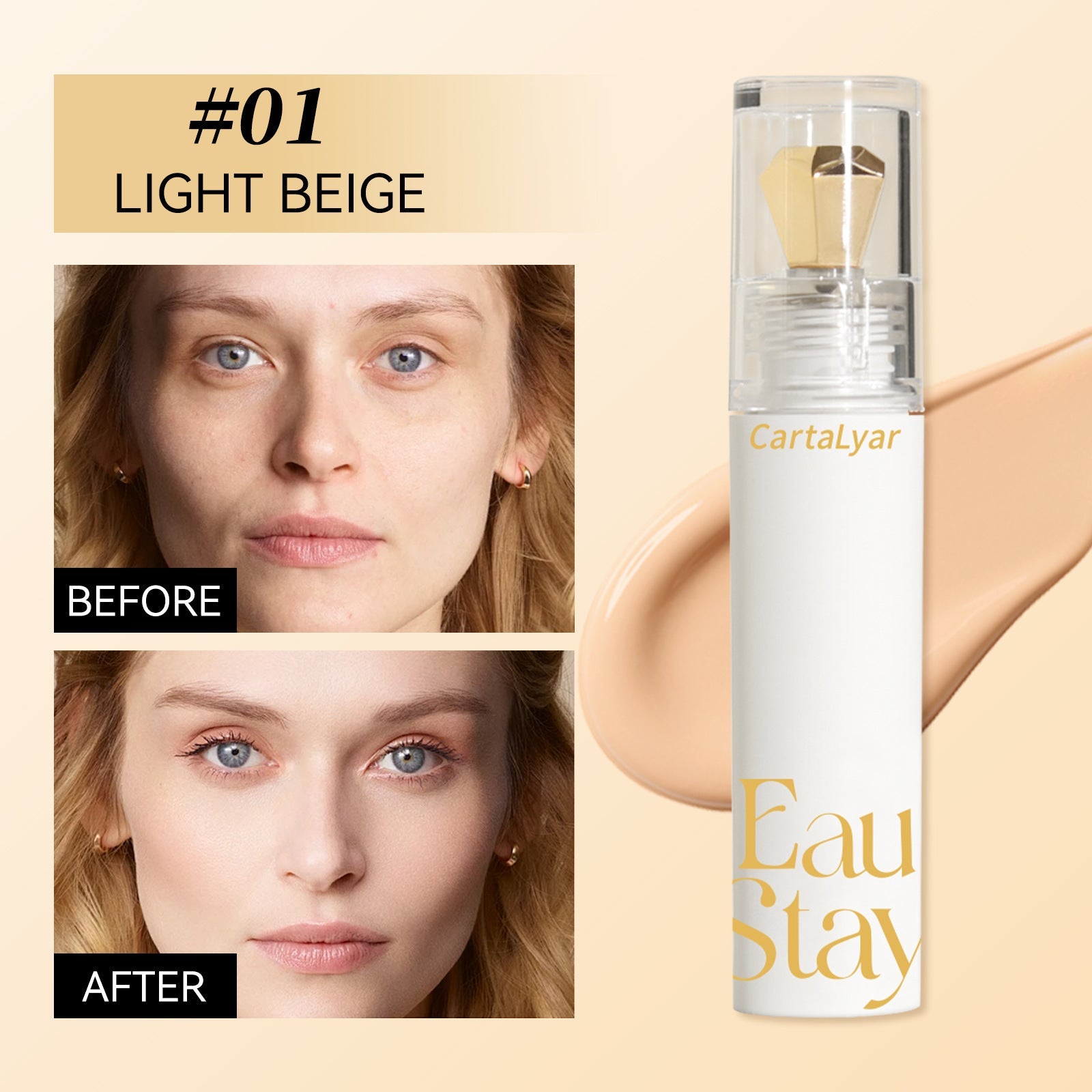 Long Lasting Waterproof Liquid Concealer for Brightening and Pore Blurring - Teleplus liquid concealer long lasting