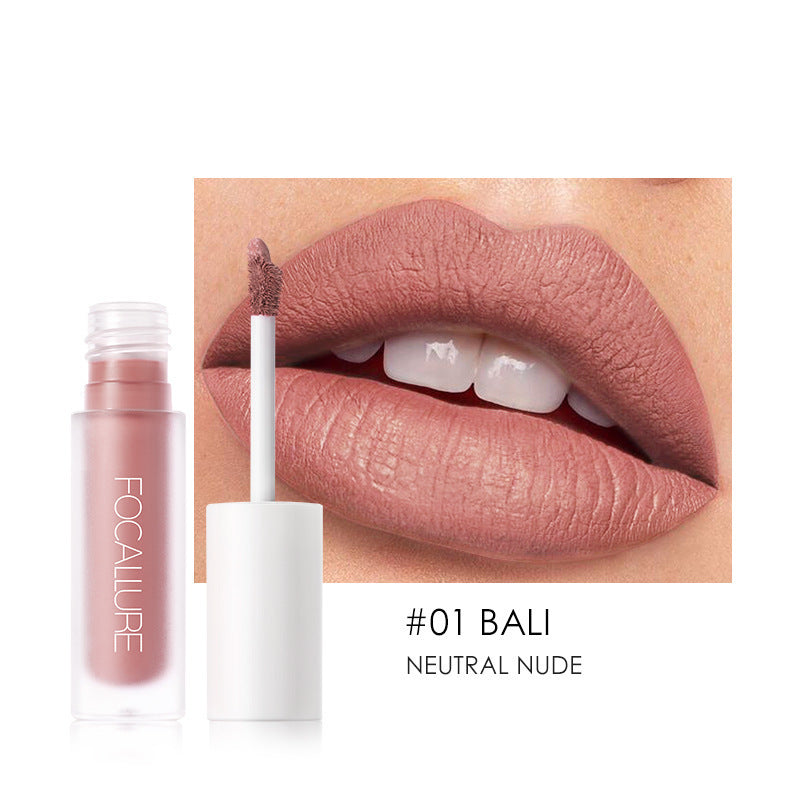 Long-Lasting Waterproof Matte Lip Gloss for Beautiful Durable Color - Teleplus matte lip gloss