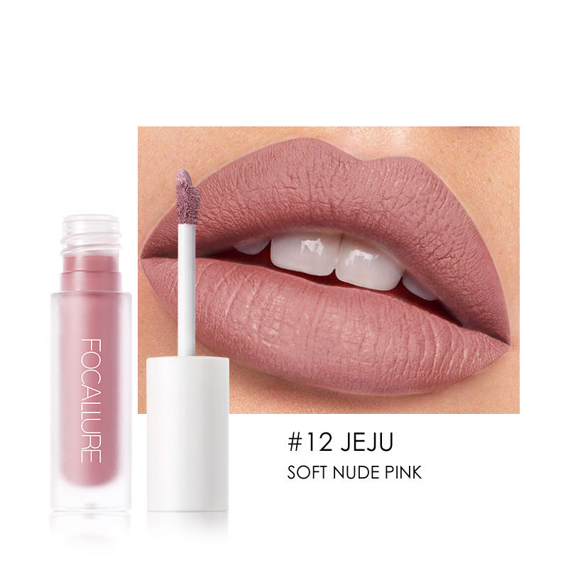 Long-Lasting Waterproof Matte Lip Gloss for Beautiful Durable Color - Teleplus matte lip gloss