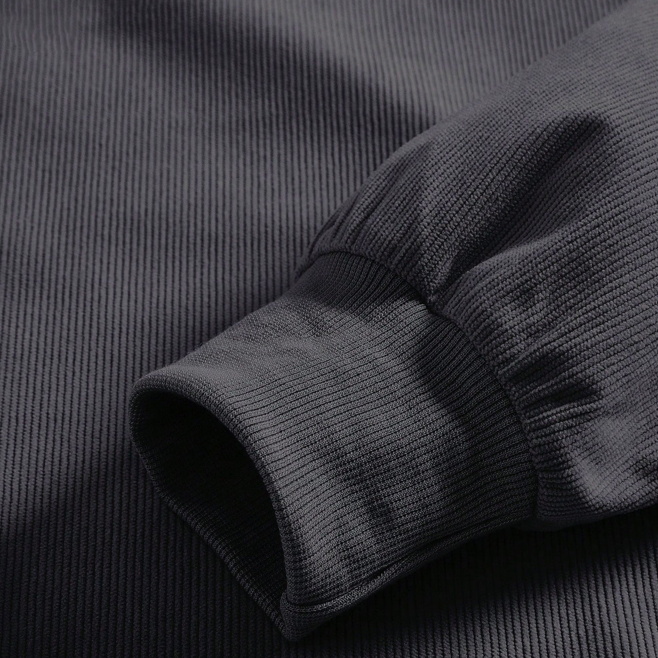 Long Sleeve 3D Letter Graphic Sweatshirt Polyester Drop Shoulder Pullover - Teleplus long sleeve