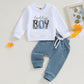 Solid Color Baby Pants and Top Set for 0-3T in the United States - Stylish Toddler Tuxedo Future Fashion Icons united