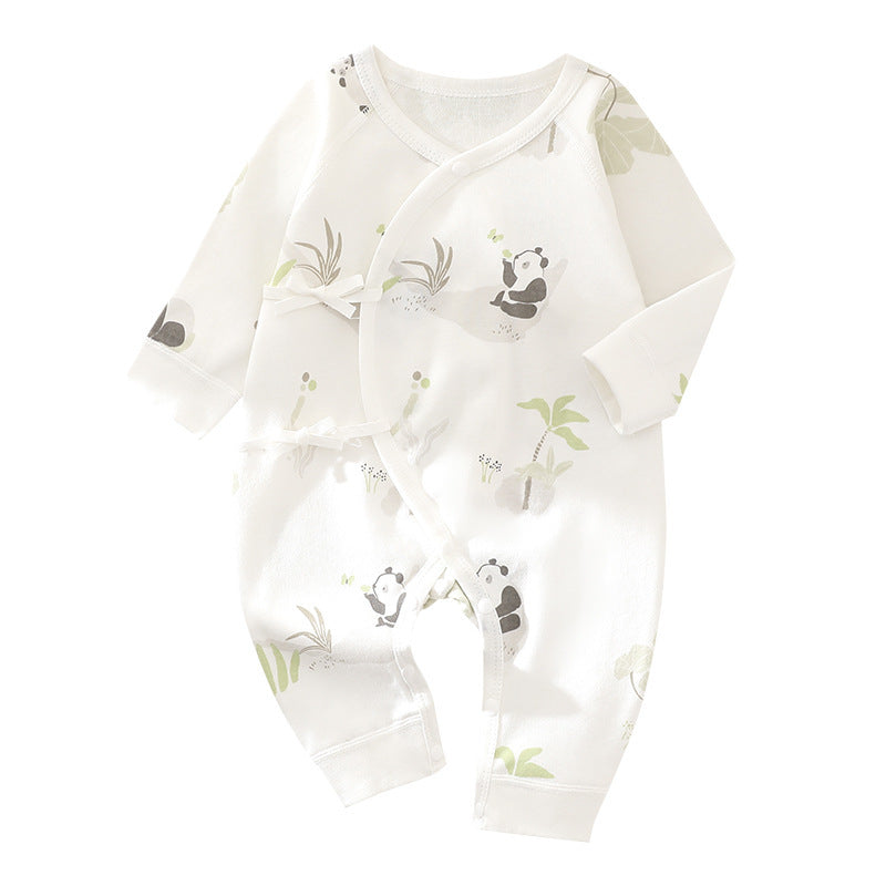 Long Sleeve One-piece Rompers Cute Pure Cotton - Cuddle Up in Cute Cotton Rompers for Tiny Humans