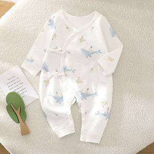 Cotton Blue Whale and Animal Playset for Kids United States CHF - Cuddle Up in Cute Rompers Tiny Humans united states