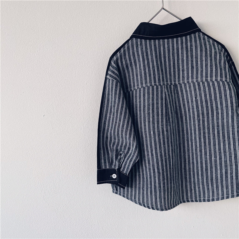 Long Sleeve Shirt with Cotton Collar and Pointed Lapel for Men in the United States - Teleplus long sleeve shirt united