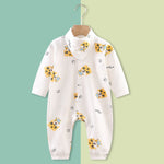 Long-sleeved Romper Double-layer Cotton Baby Jumpsuit - Long Sleeved Romper Double Layer Cotton Baby Jumpsuit