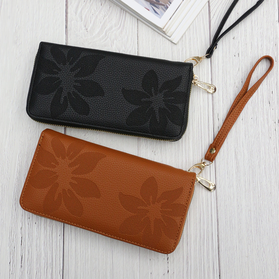 Long Versatile Wallet Large Capacity in Multiple Colors Ultra-Light - Laughing Style with a long wallet versatile large