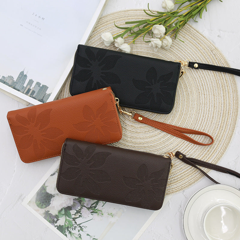 Long Versatile Wallet Large Capacity in Multiple Colors Ultra-Light - Laughing Style with a long wallet versatile large