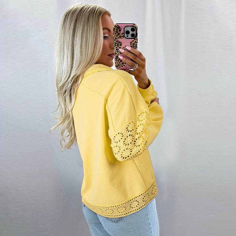 Loose Fit Japanese Korean Button Pullover Top Polyester Casual Shirt Women - Teleplus