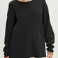 Loose Knit Viscose Pullover Sweater Women Long Sleeve Asian Size S-XL