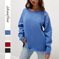 Loose Knit Viscose Pullover Sweater Women Long Sleeve Asian Size S-XL