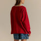 Loose Knit Viscose Pullover Sweater Women Long Sleeve Asian Size S-XL
