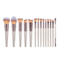 22-Piece Makeup Brush Set for Powder Blush Foundation and Eye Shadow - Get Flushed with Our Loose loose powder blush