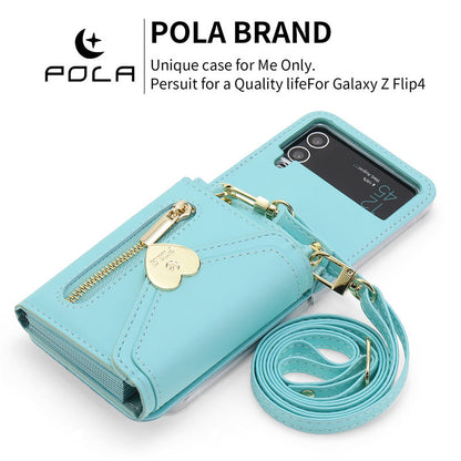 Love-Color Samsung Fall Protection PU Crossbody Wallet with Card Holder - Teleplus samsung fall protection crossbody