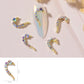 Love Heart Alloy Nail Art DIY Jewelry Piece 2g Sequin Set - Teleplus nail art diy love heart alloy jewelry piece