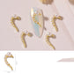 Love Heart Alloy Nail Art DIY Jewelry Piece 2g Sequin Set - Teleplus nail art diy love heart alloy jewelry piece