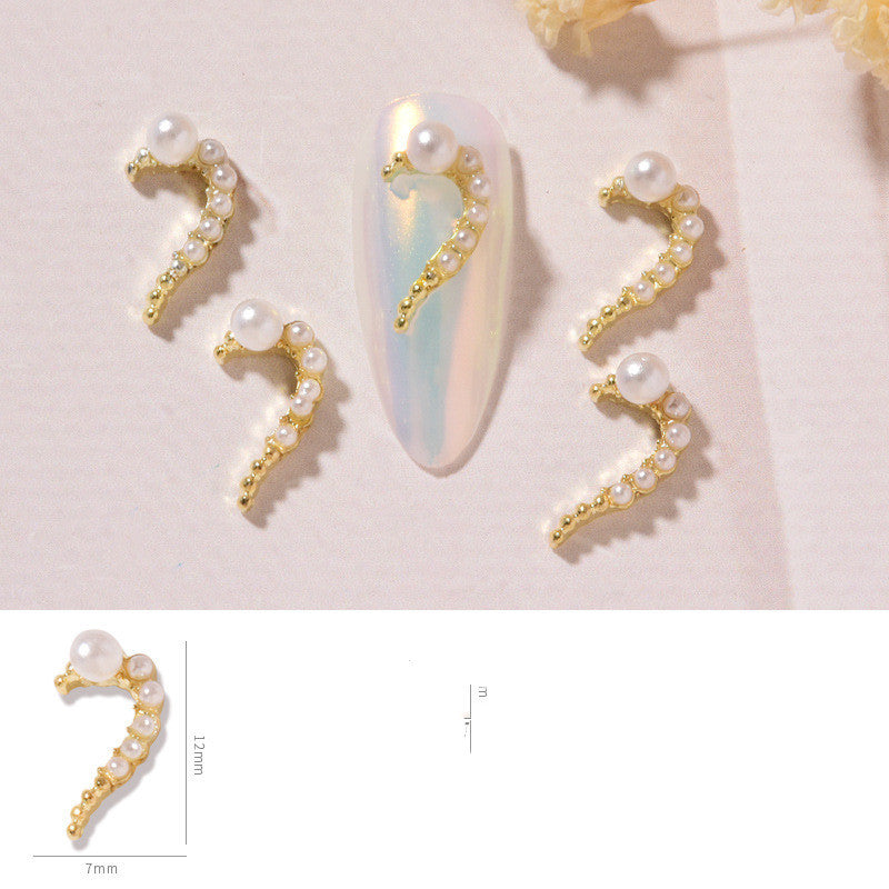 Love Heart Alloy Nail Art DIY Jewelry Piece 2g Sequin Set - Teleplus nail art diy love heart alloy jewelry piece