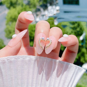 Love Heart Alloy Nail Art DIY Jewelry Piece 2g Sequin Set - Teleplus nail art diy love heart alloy jewelry piece
