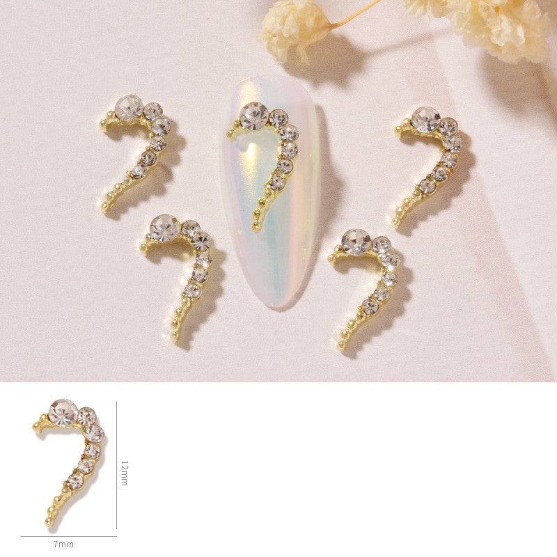 Love Heart Alloy Nail Art DIY Jewelry Piece 2g Sequin Set - Teleplus nail art diy love heart alloy jewelry piece