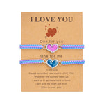 Love Woven Bracelet Set with Simple Oil Dripping and Luminous Designs - Teleplus simple oil dripping luminous love