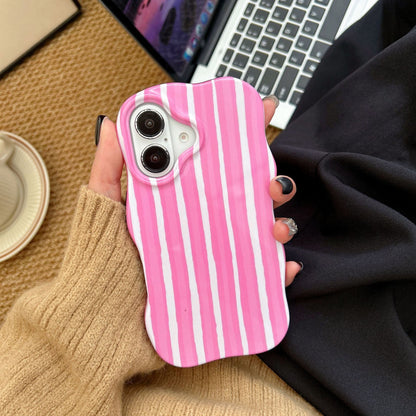 LQ5 Wave Film Phone Case Colorful Stripe Anti-Drop Protective Cover - for iPhone13 Pro lq5 wave film iphone13 pro max
