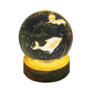 Luminous 3D Ocean Crystal Ball with Carved Jellyfish Decorative Sphere - Teleplus luminous 3d ocean jellyfish carved