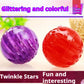 Luminous TPR Pet Toy Ball for Dogs and Cats in Blue Pink Yellow Purple - toy ball