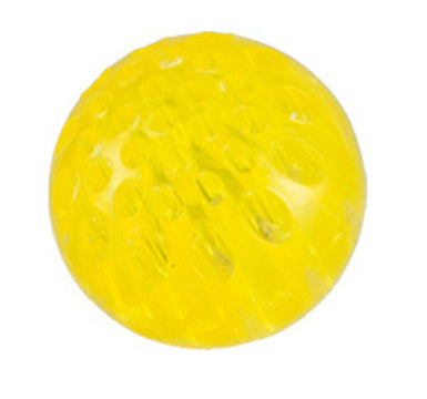 Luminous TPR Pet Toy Ball for Dogs and Cats in Blue Pink Yellow Purple - toy ball
