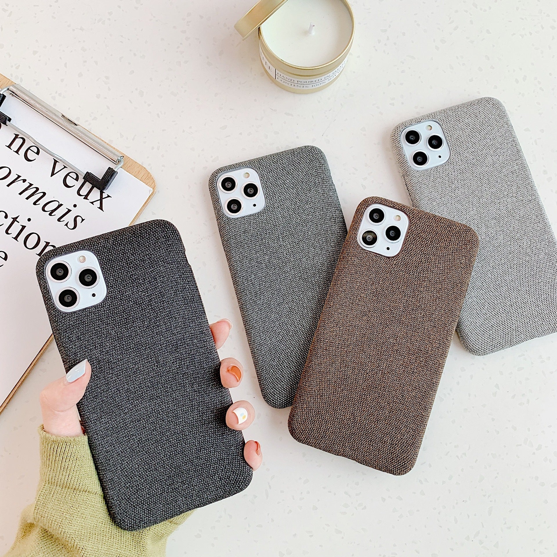 Luo Qi Cloth Three-Pack in Solid Colors for Phone Cases - Teleplus Color luo qi cloth phone case solid color