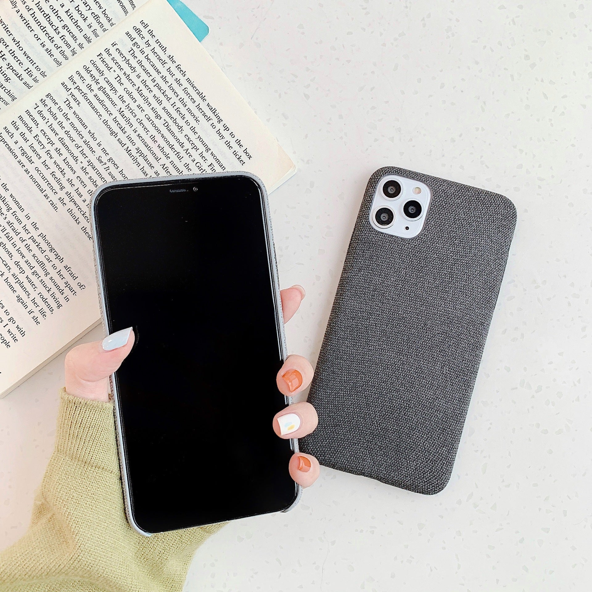 Luo Qi Cloth Three-Pack in Solid Colors for Phone Cases - Teleplus Color luo qi cloth phone case solid color