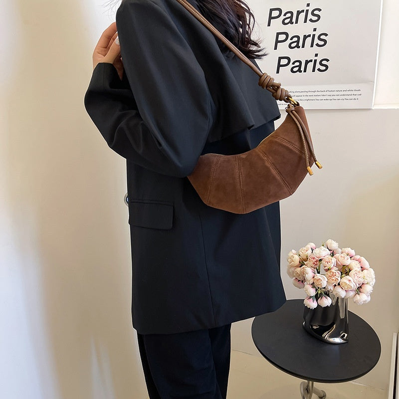 Luxury European Retro Crossbody Tote Bag in Multiple Colors - minimalist canvas crossbody tote bag